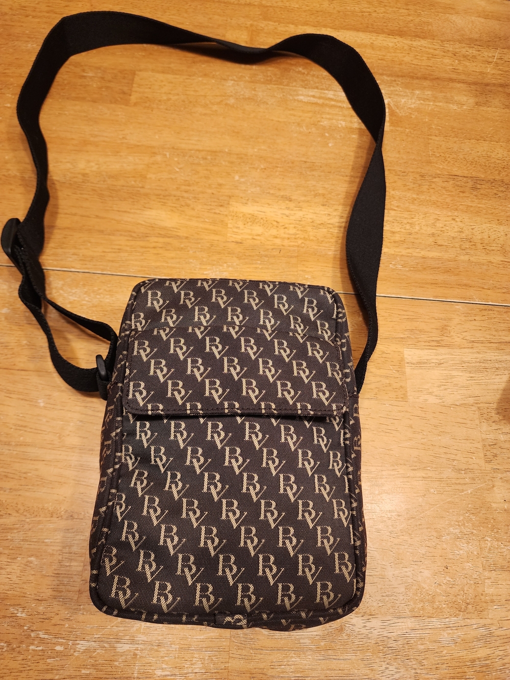 vintage Bottega Veneta monogram canvas crossbody/waist bag